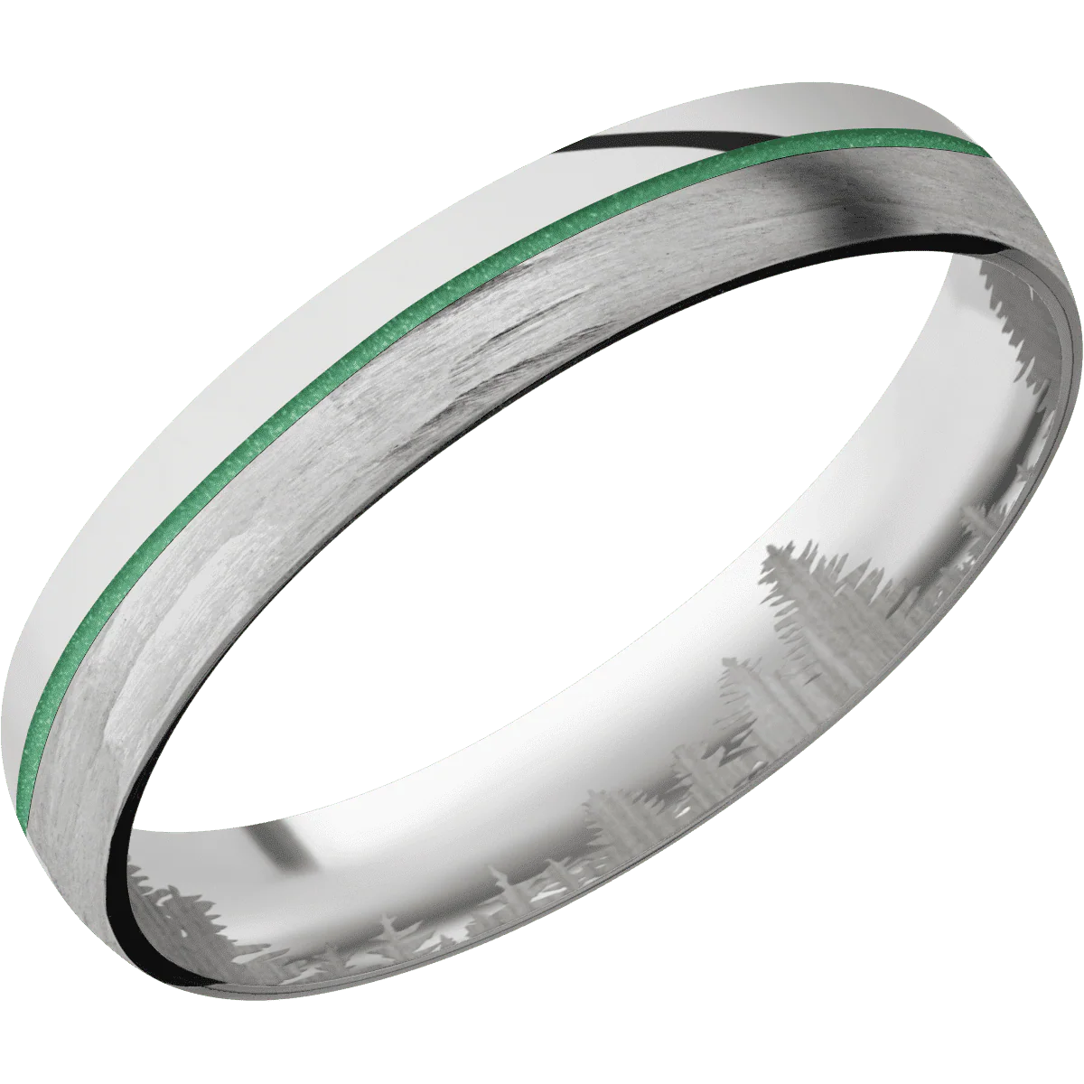 10K White Gold + Polish Finish - Image 2