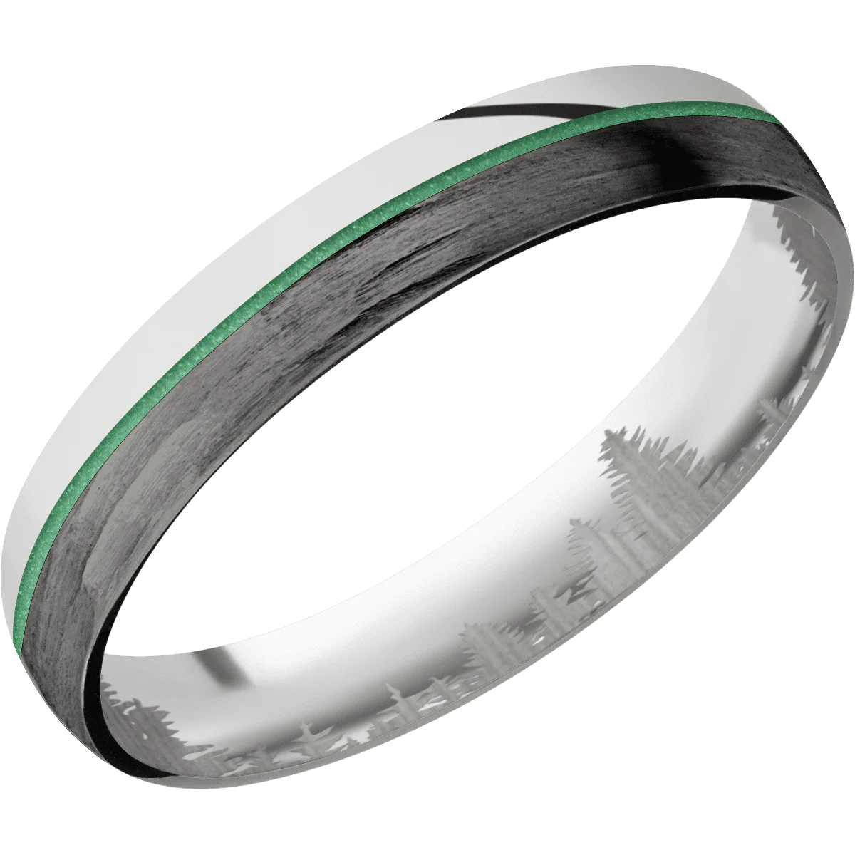 10K White Gold + Polish Finish - Image 2