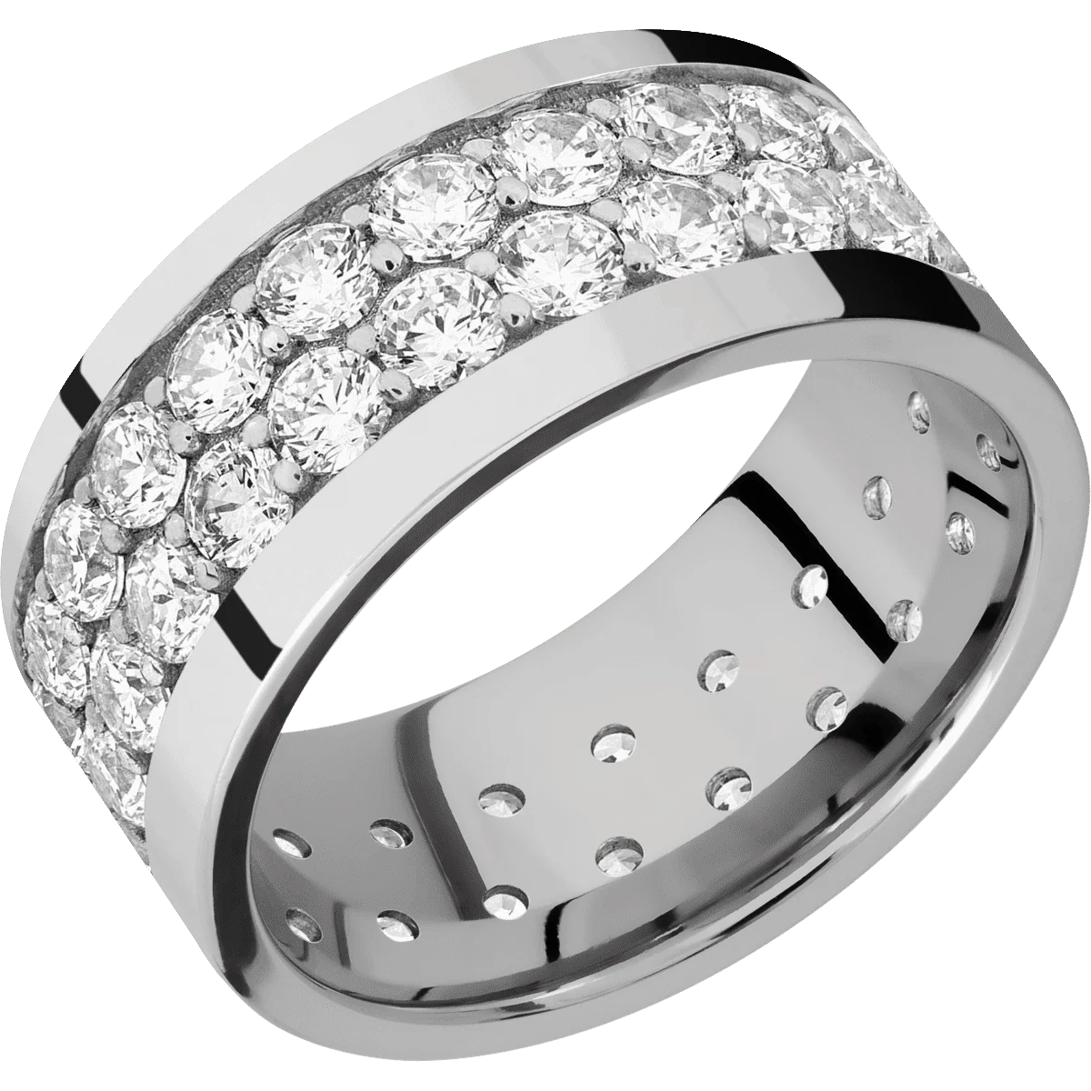 10K White Gold + Polish Finish - Image 2