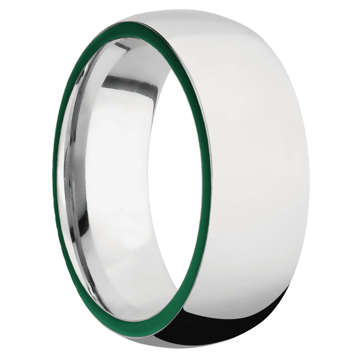 10K White Gold + Polish Finish