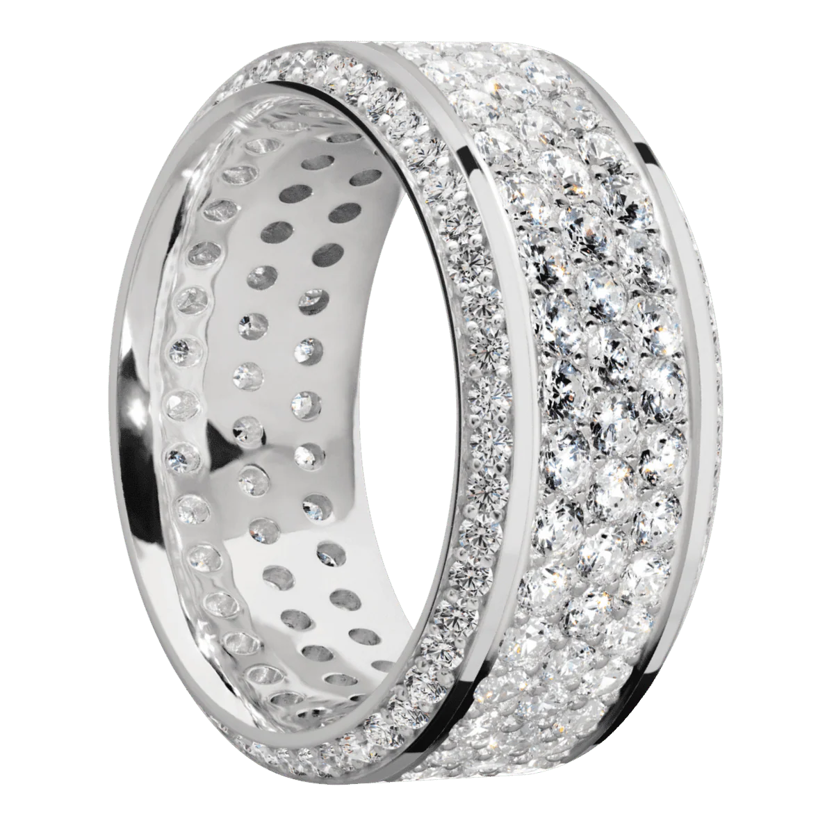 10K White Gold + Polish , Polish Finish