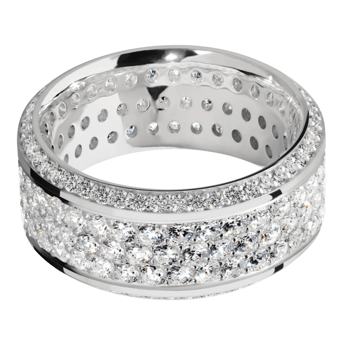 10K White Gold + Polish , Polish Finish - Image 3