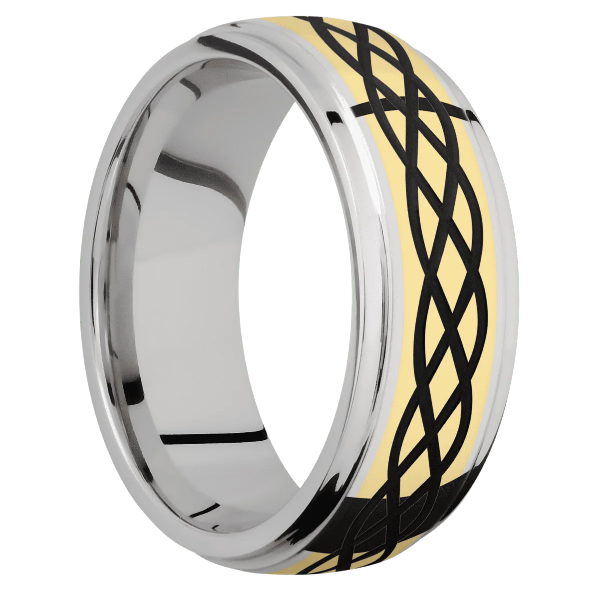 10K White Gold + Polish , Polish Finish