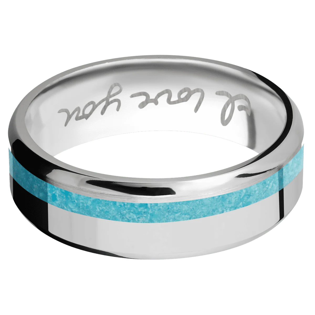 10K White Gold + Polish , Satin Finish - Image 3