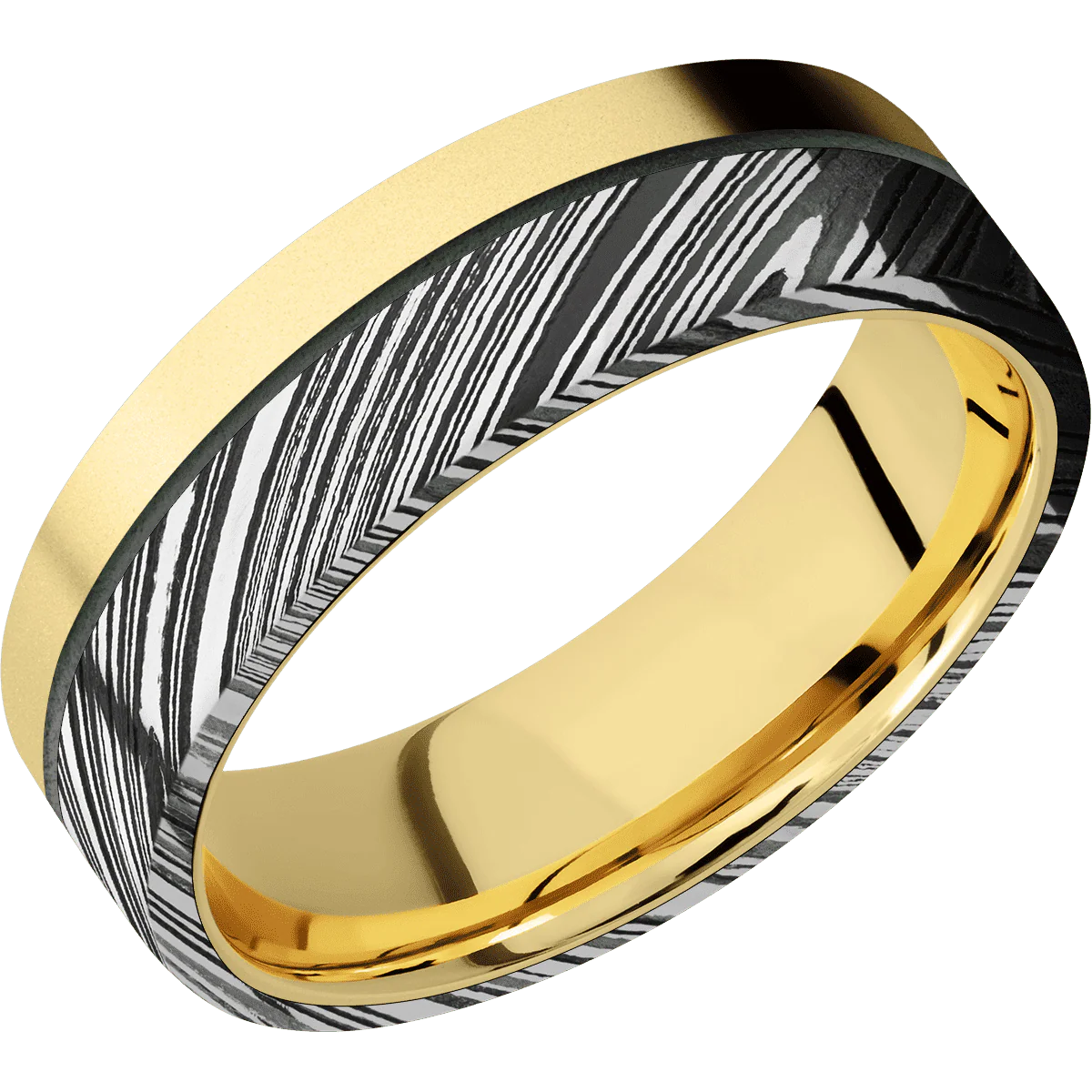 10K Yellow Gold + Bead Finish - Image 2