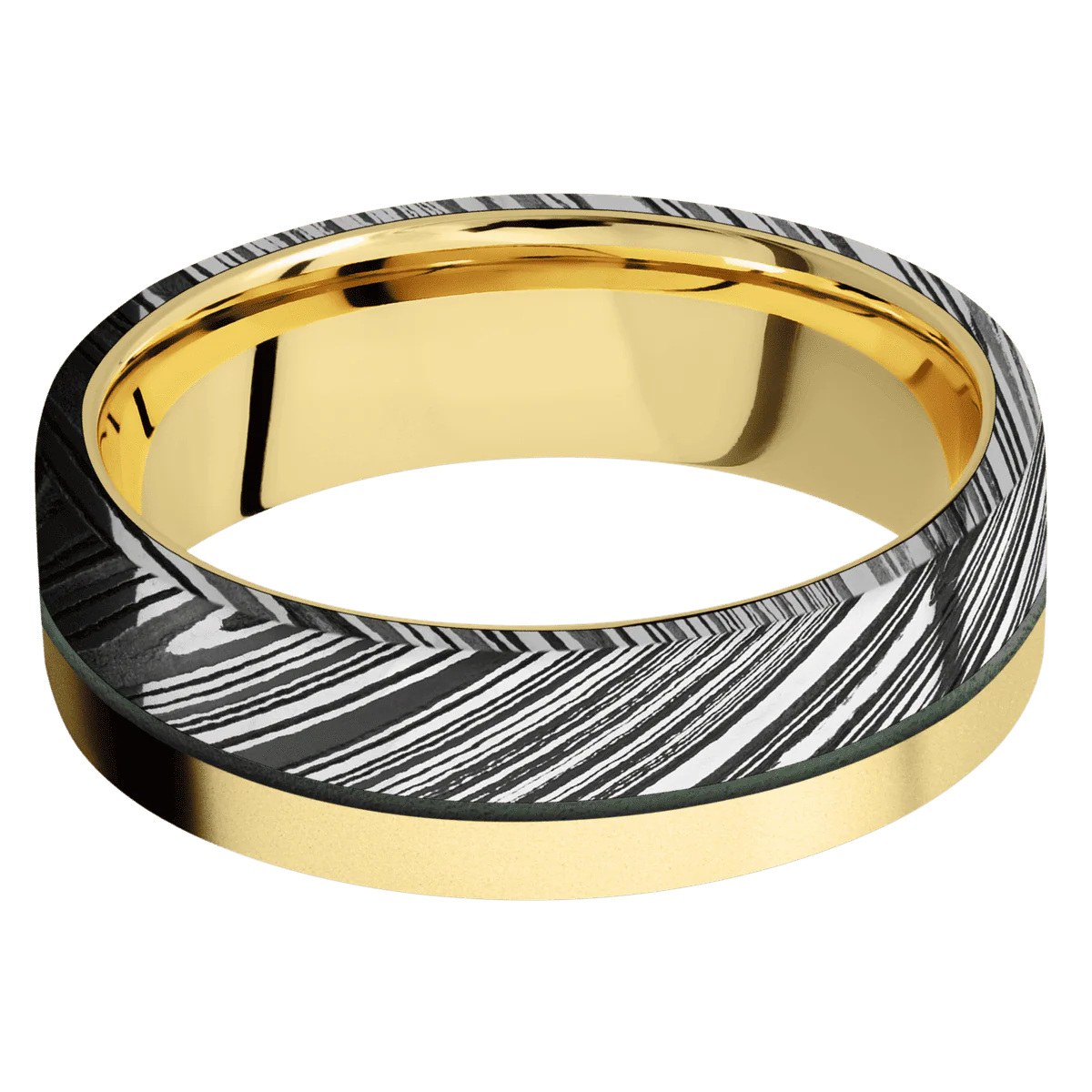 10K Yellow Gold + Bead Finish - Image 3