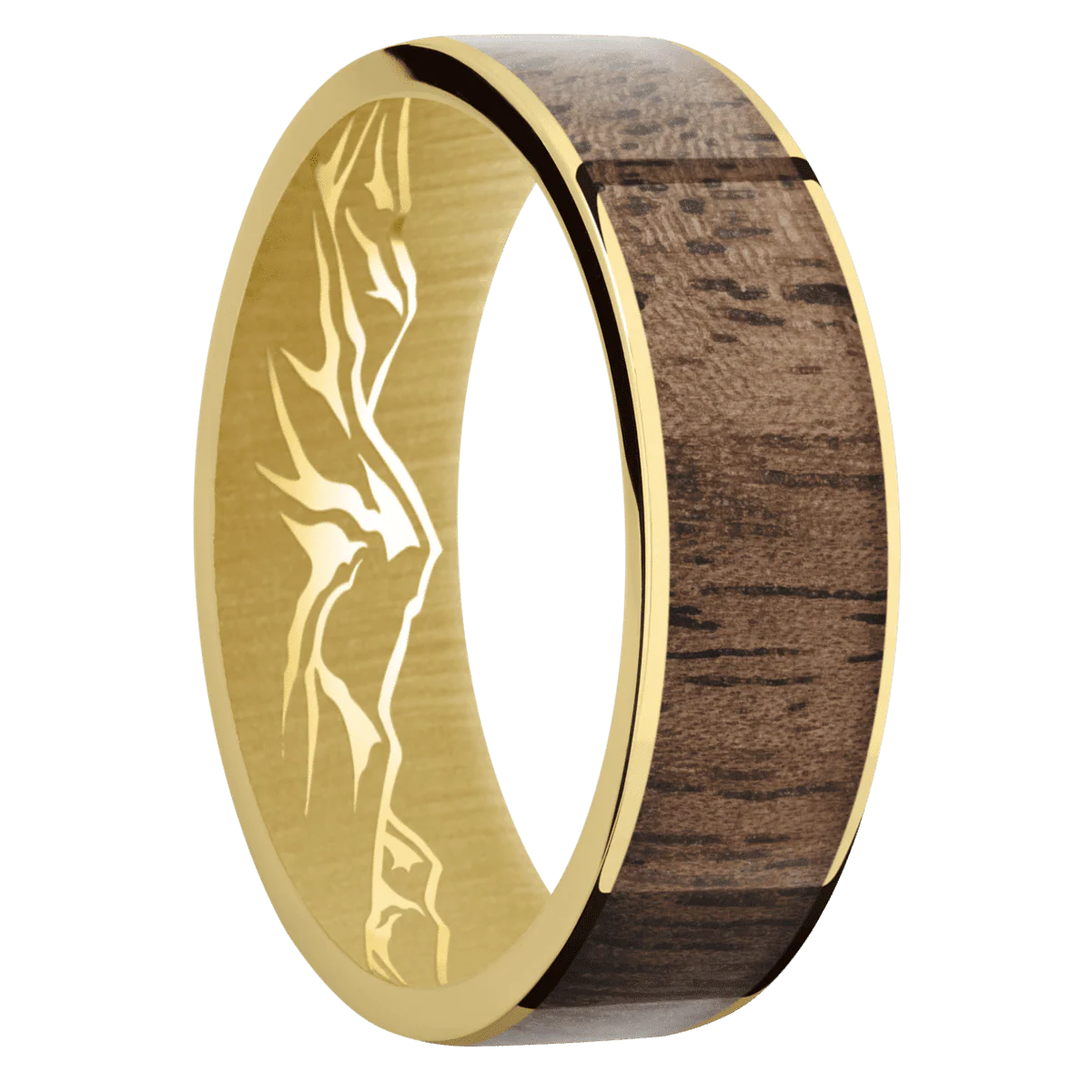 10K Yellow Gold + Polish Finish