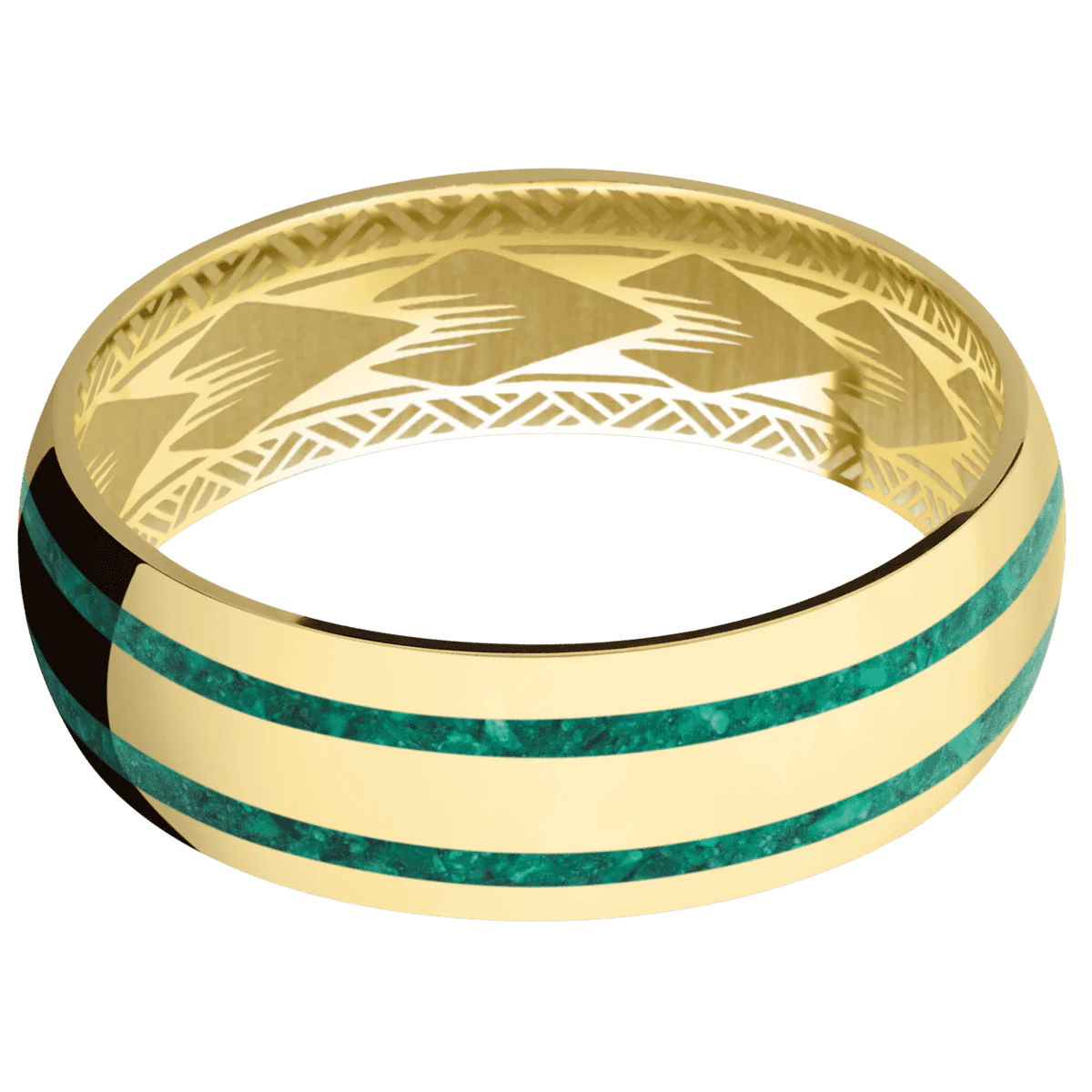 10K Yellow Gold + Polish Finish - Image 3