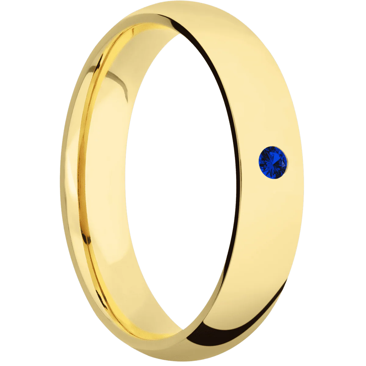10K Yellow Gold + Polish Finish