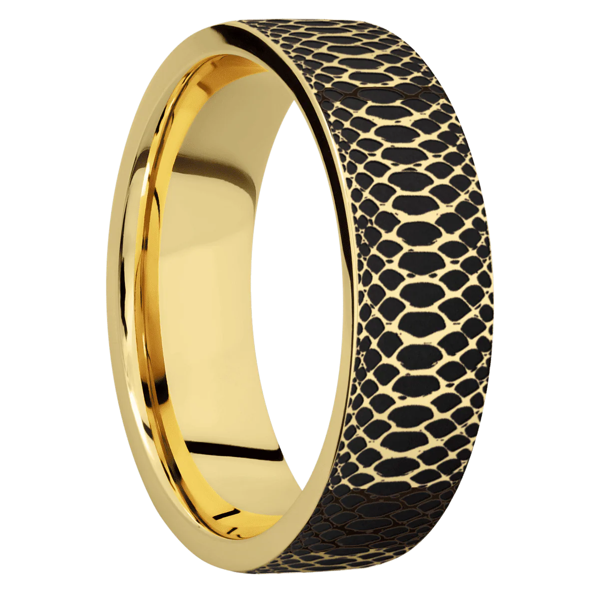 10K Yellow Gold + Polish Finish
