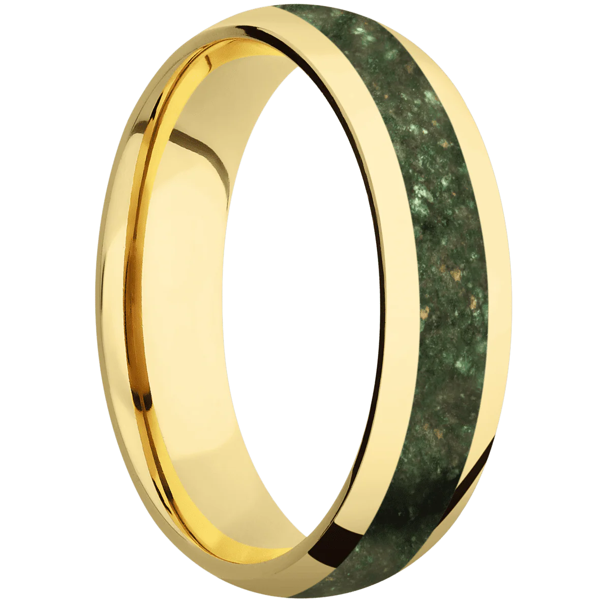 10K Yellow Gold + Polish Finish
