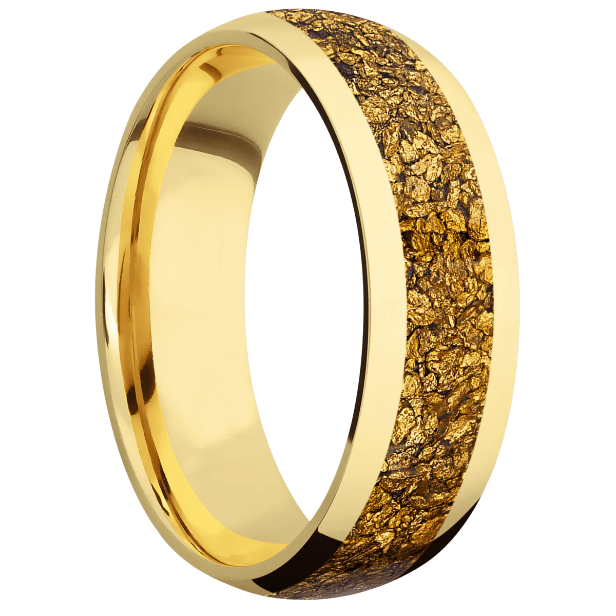10K Yellow Gold + Polish Finish