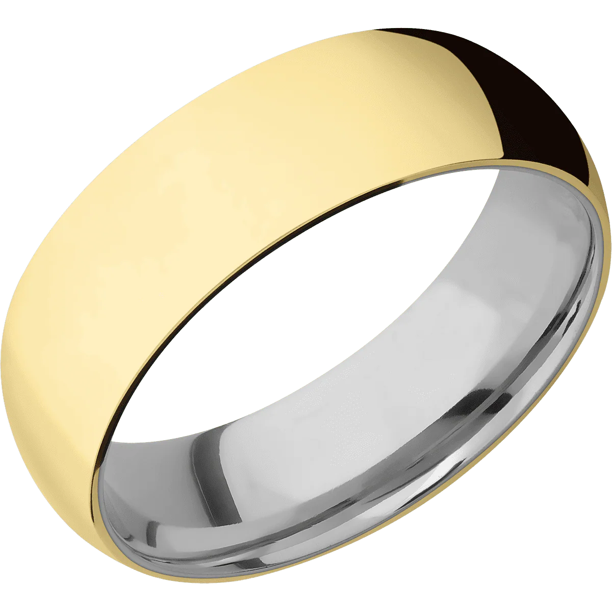 10K Yellow Gold + Polish Finish + Titanium - Image 2