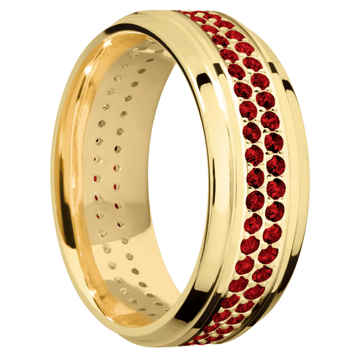 10K Yellow Gold + Polish , Polish Finish