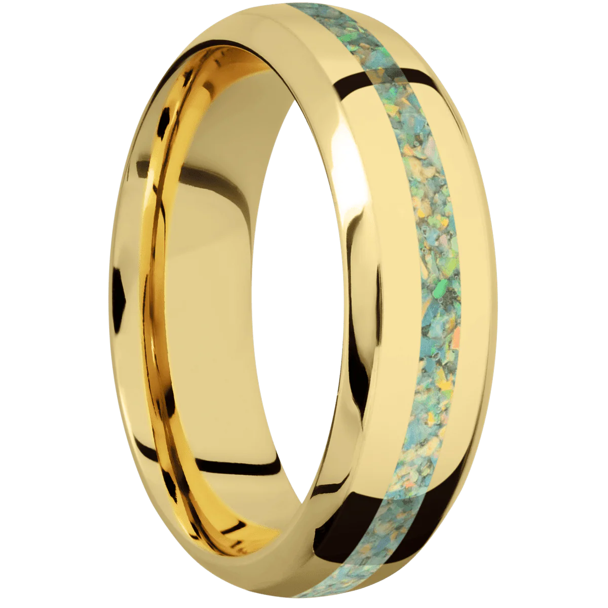 10K Yellow Gold + Polish , Polish Finish