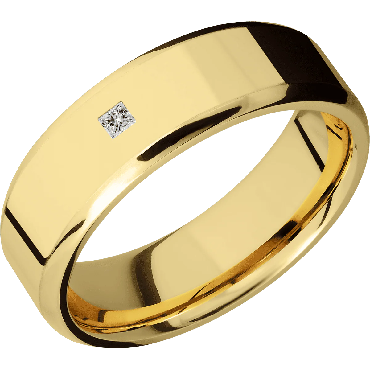 10K Yellow Gold + Polish , Polish Finish - Image 2