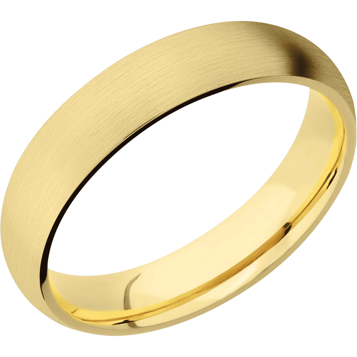 10K Yellow Gold + Satin Finish - Image 2