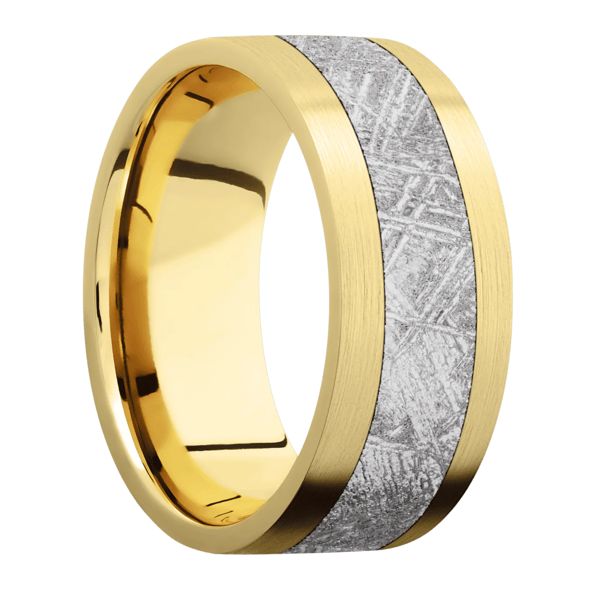 10K Yellow Gold + Satin Finish