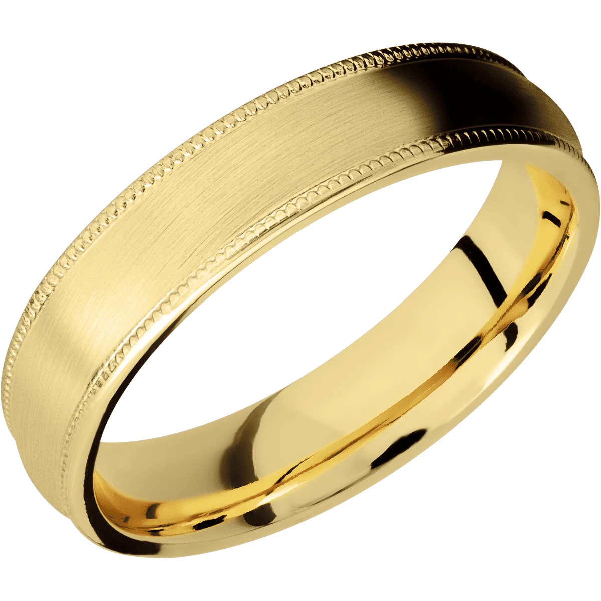10K Yellow Gold + Satin Finish - Image 2