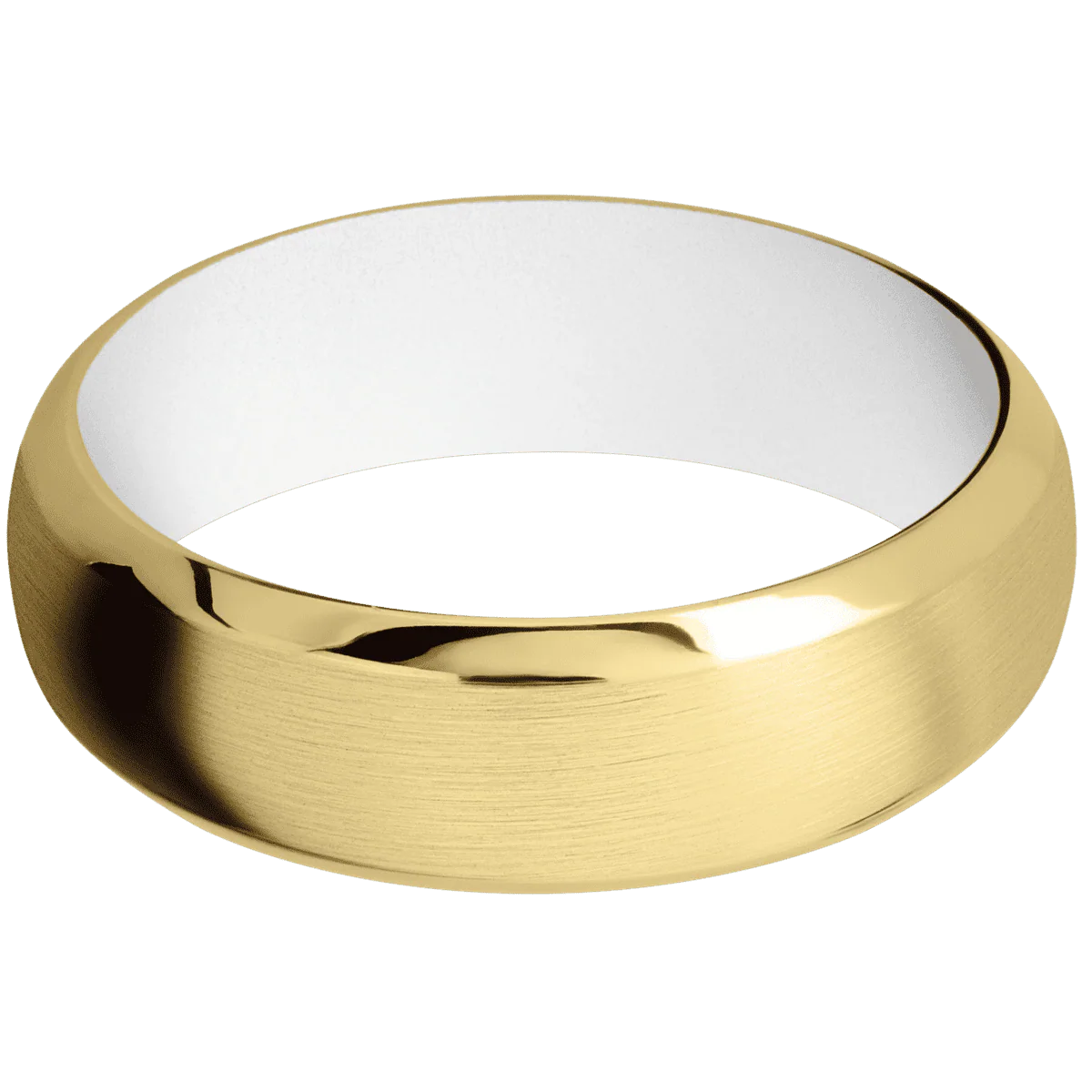 10K Yellow Gold + Satin , Polish Finish + Your Color - Image 3