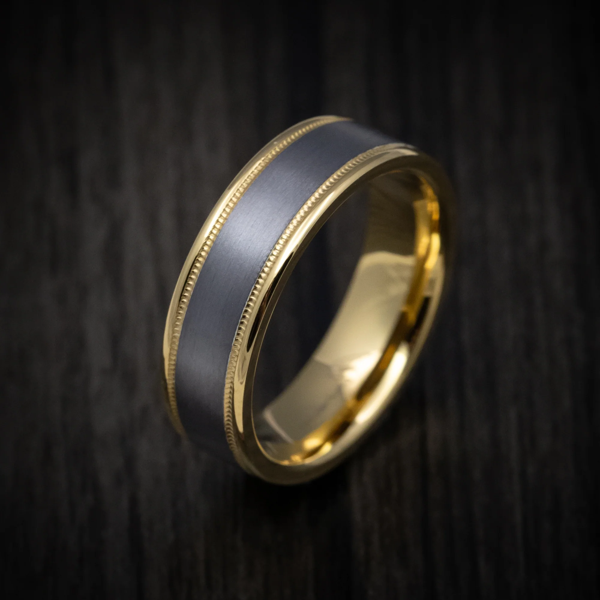 14K Gold and Tantalum Men's Ring - Image 3