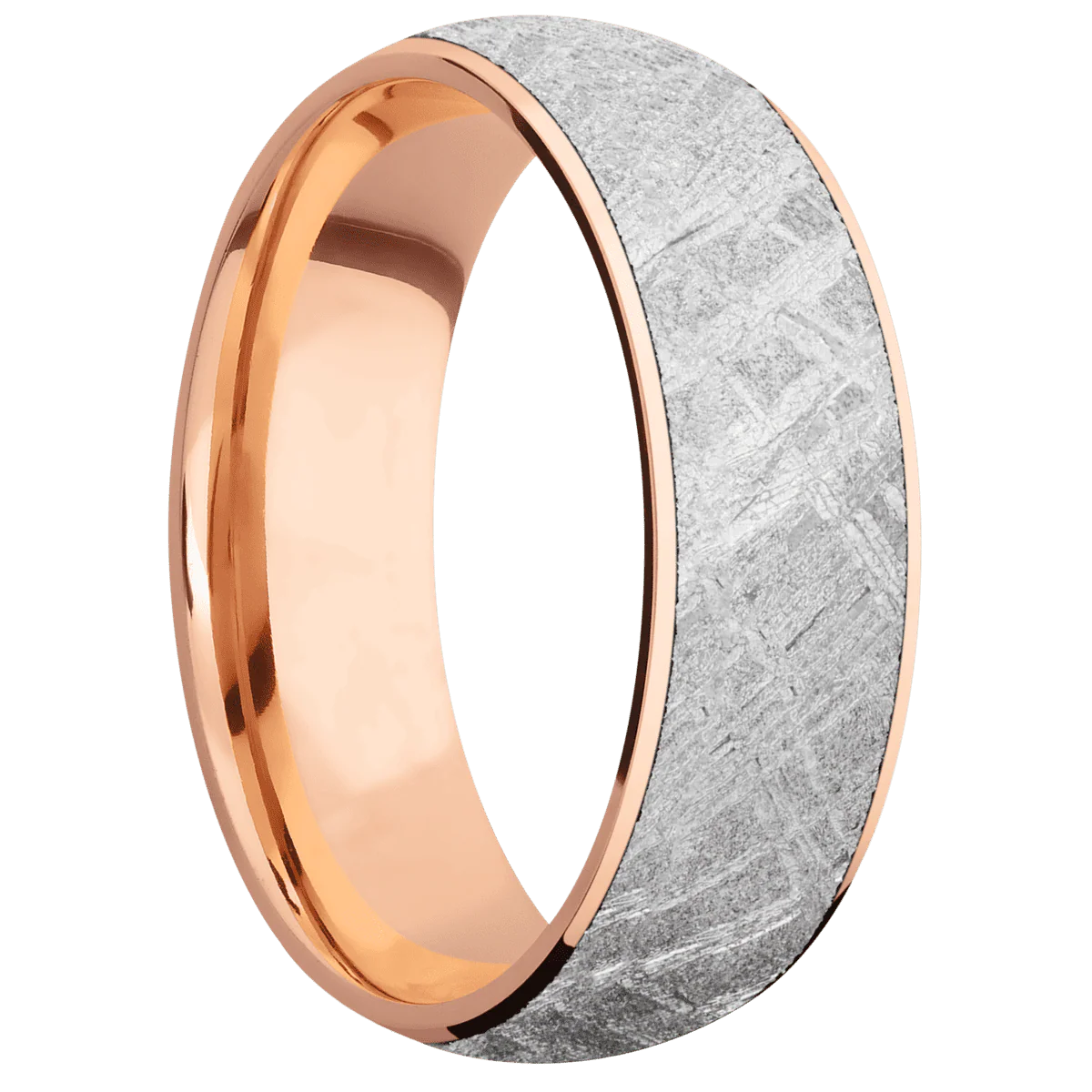 14K Rose Gold + Polish Finish