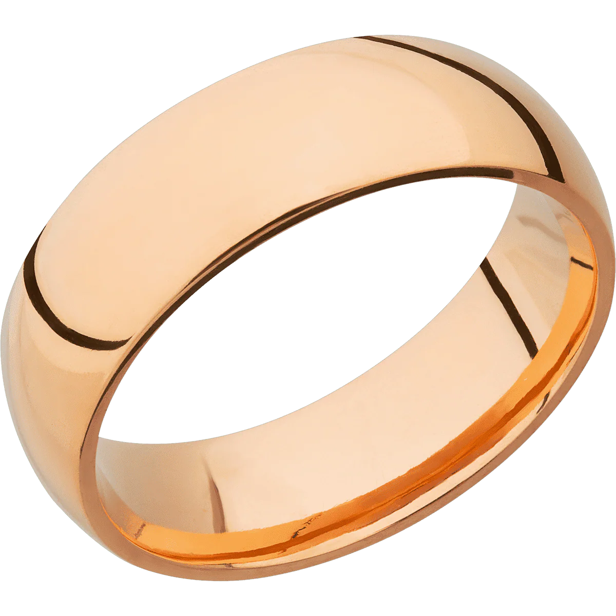 14K Rose Gold + Polish Finish - Image 2