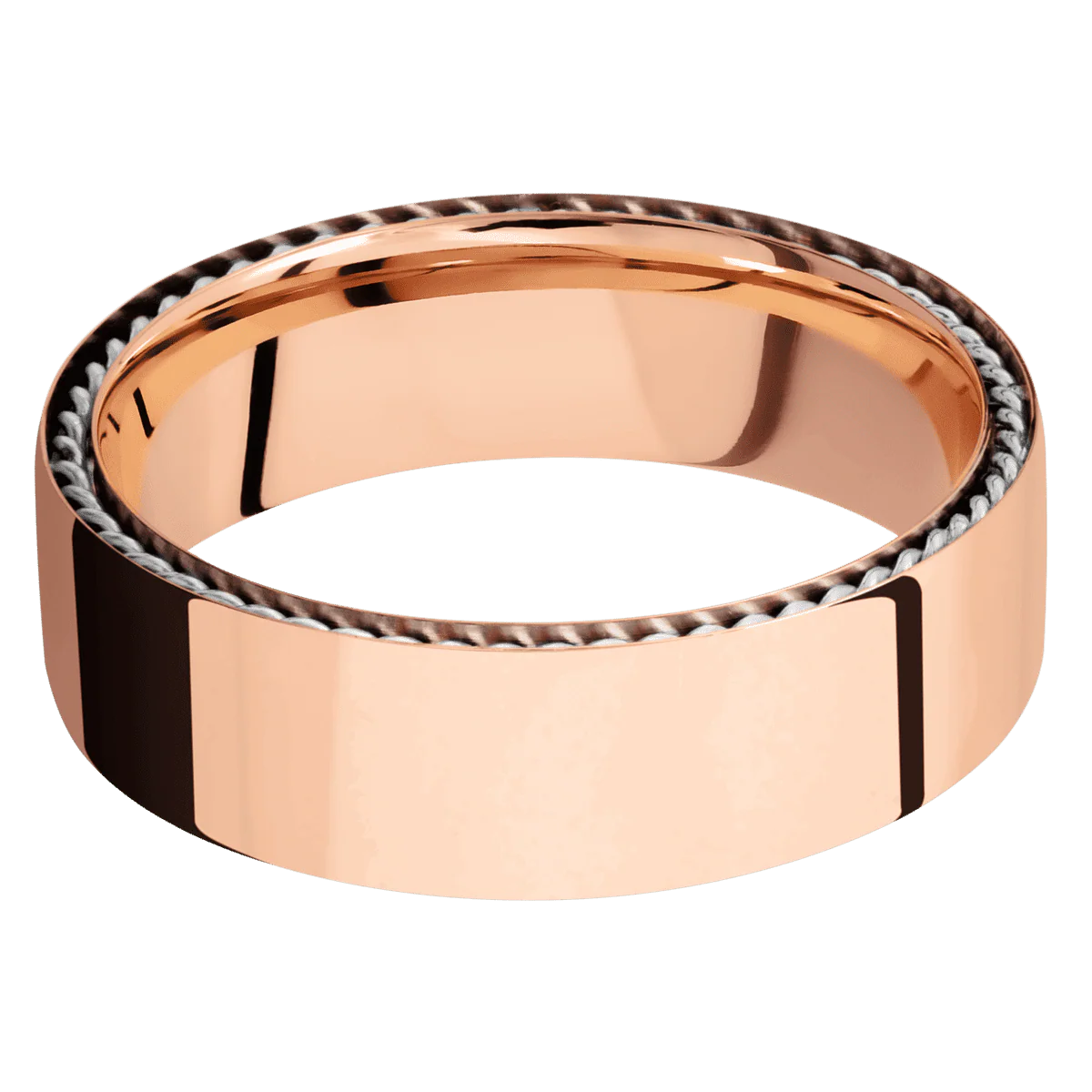 14K Rose Gold + Polish Finish - Image 3