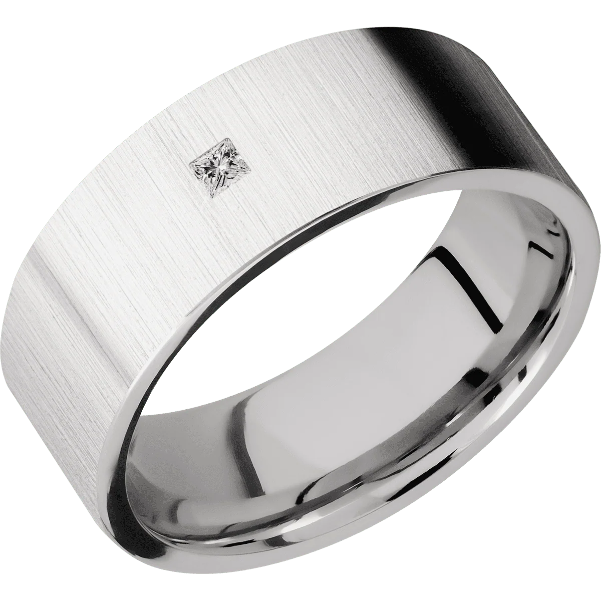 14K White Gold + Crosssatin Finish - Image 2