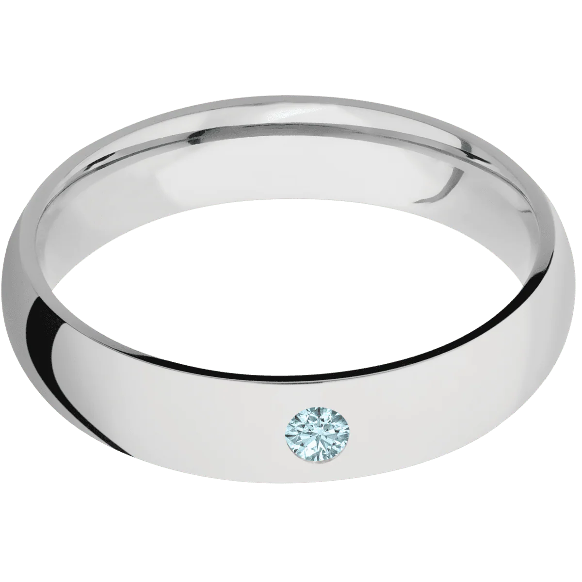 14K White Gold + Polish Finish - Image 3
