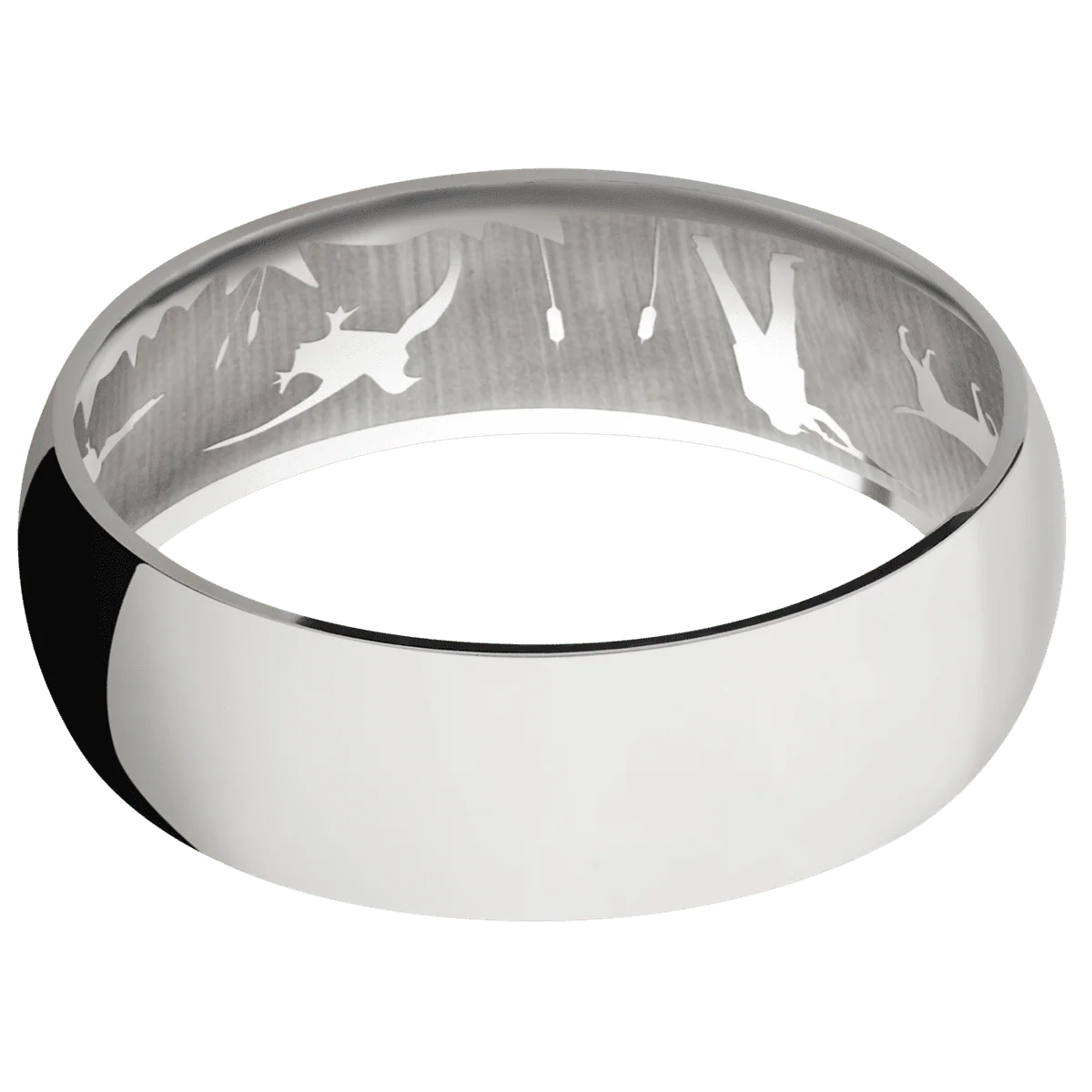14K White Gold + Polish Finish - Image 3
