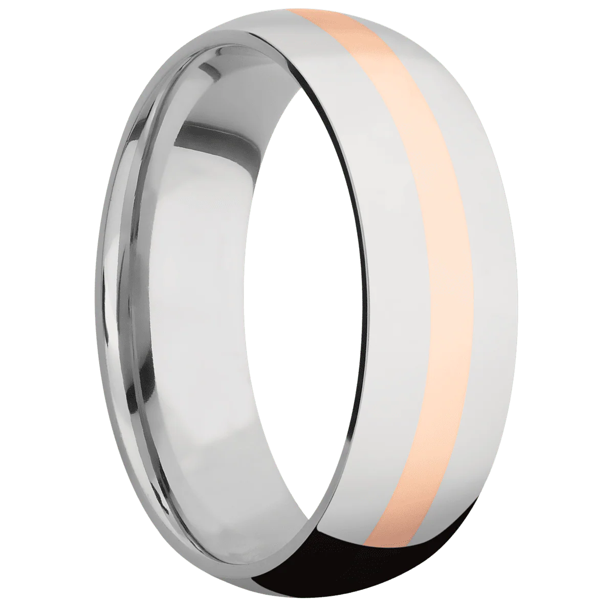 14K White Gold + Polish Finish
