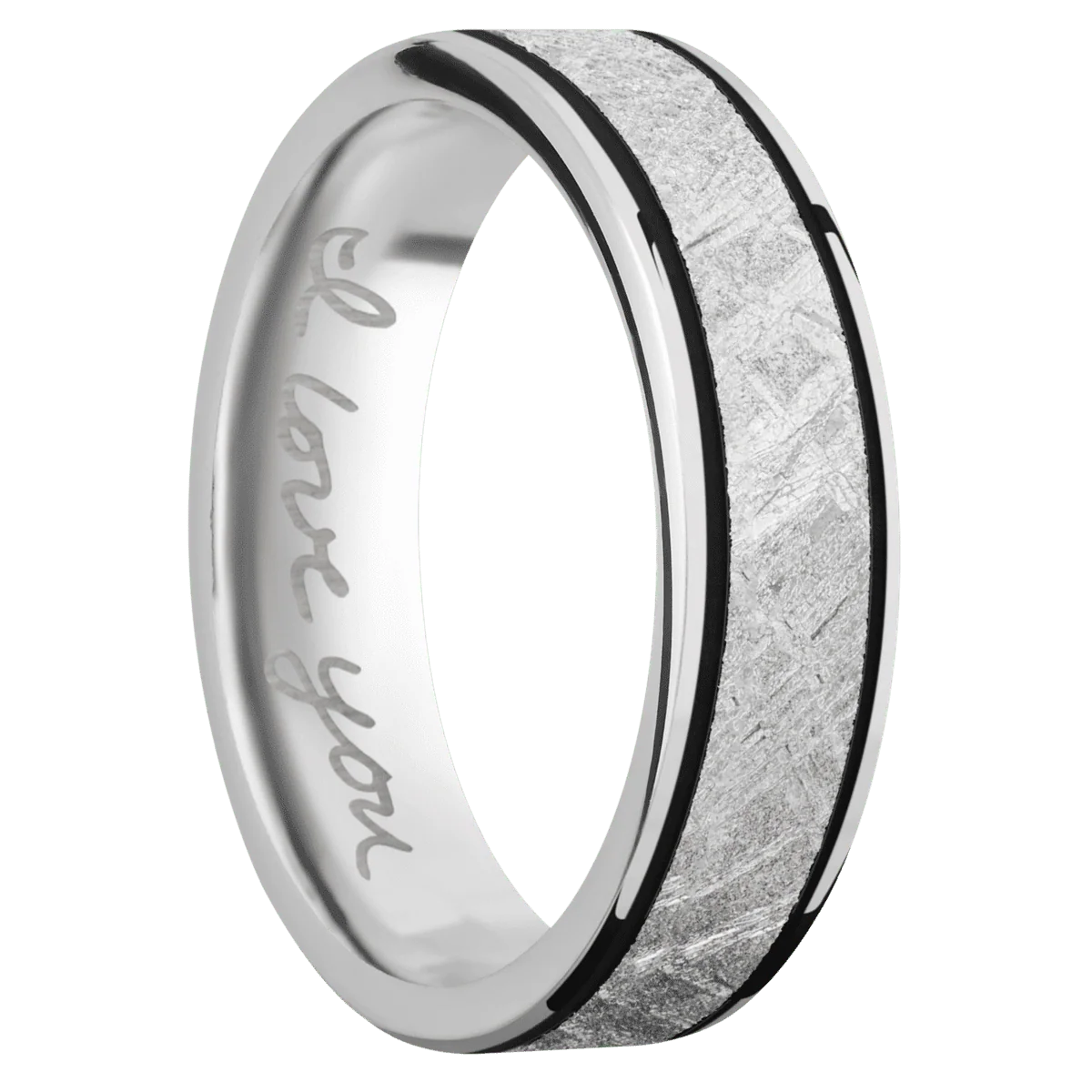 14K White Gold + Polish Finish