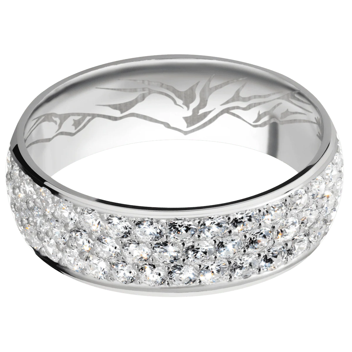 14K White Gold + Polish Finish - Image 3