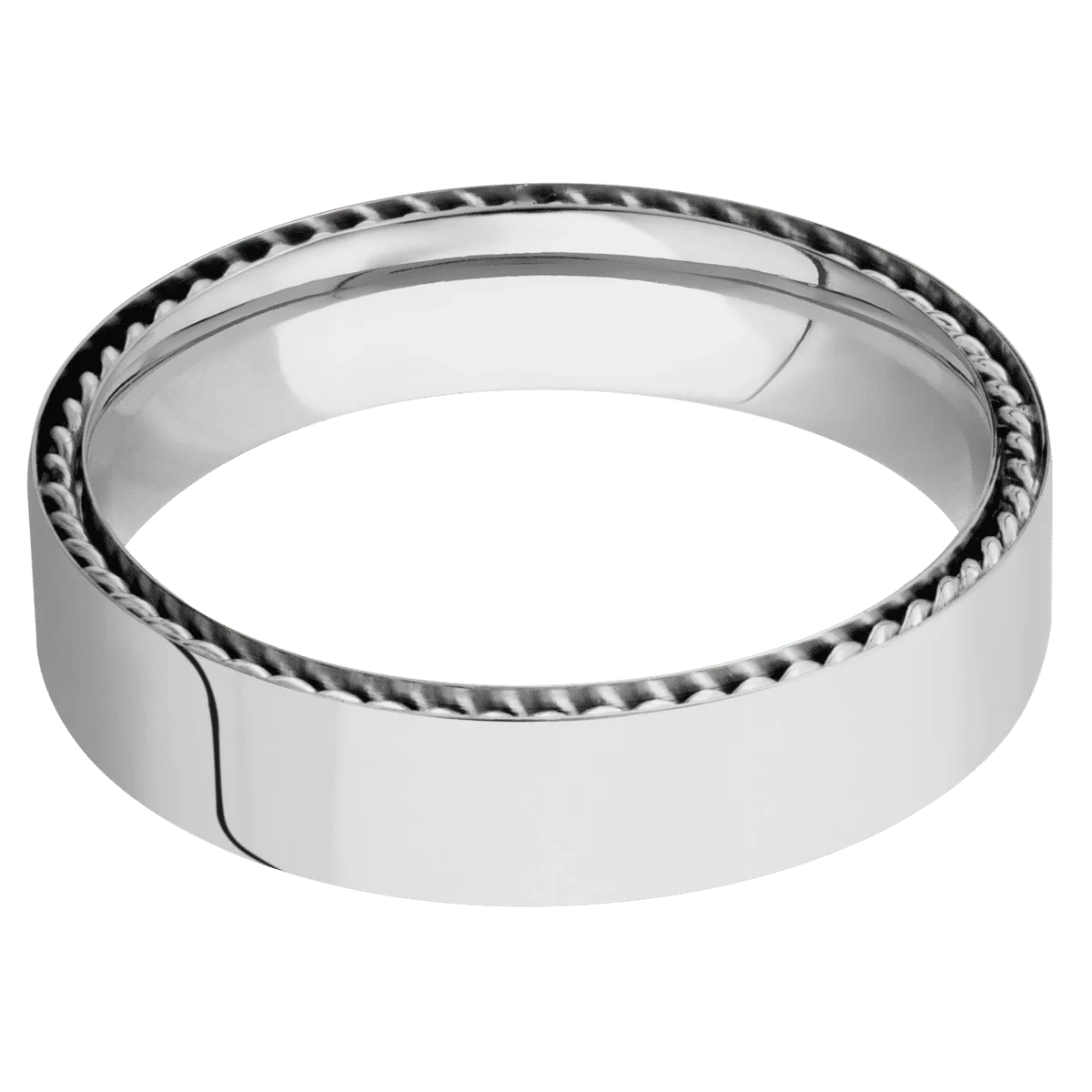 14K White Gold + Polish Finish - Image 3