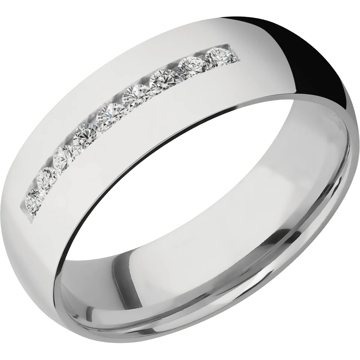 14K White Gold + Polish Finish - Image 2
