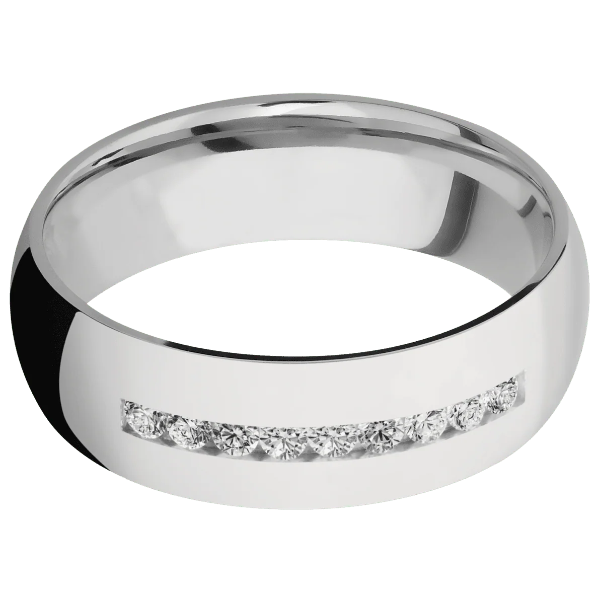 14K White Gold + Polish Finish - Image 3