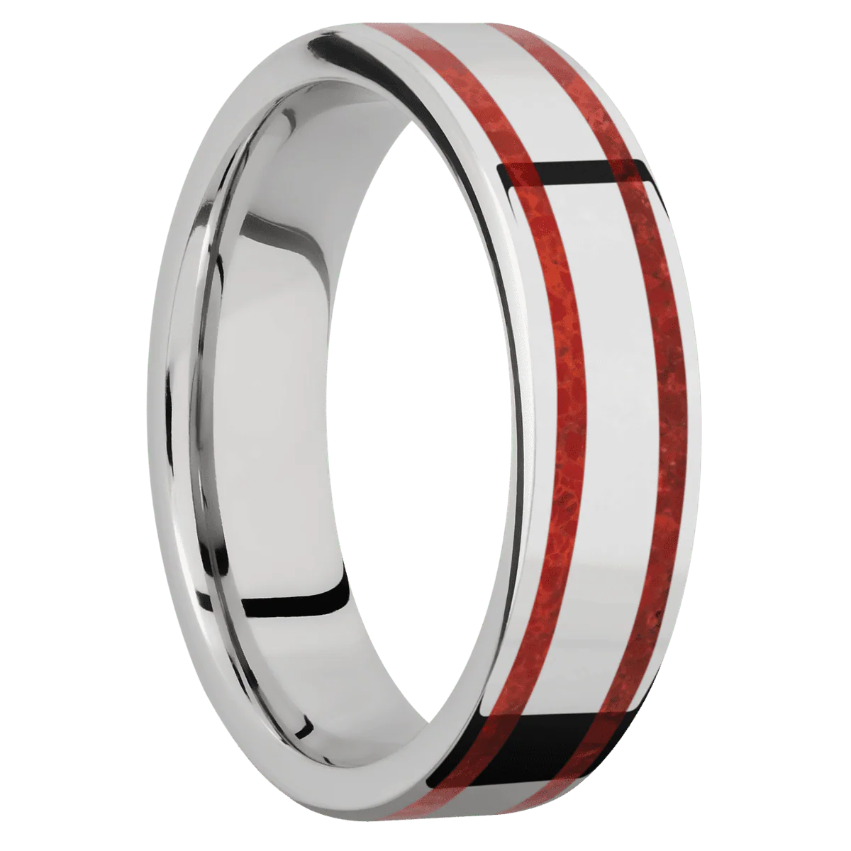 14K White Gold + Polish Finish