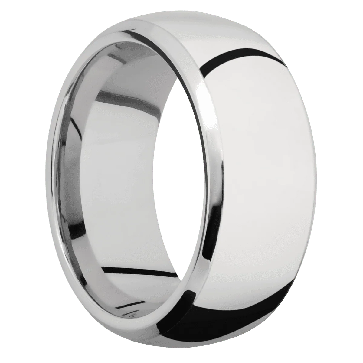 14K White Gold + Polish , Polish Finish