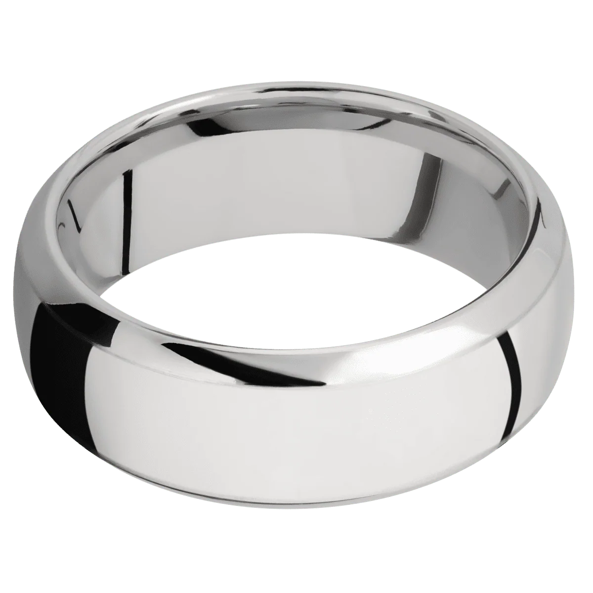 14K White Gold + Polish , Polish Finish - Image 3