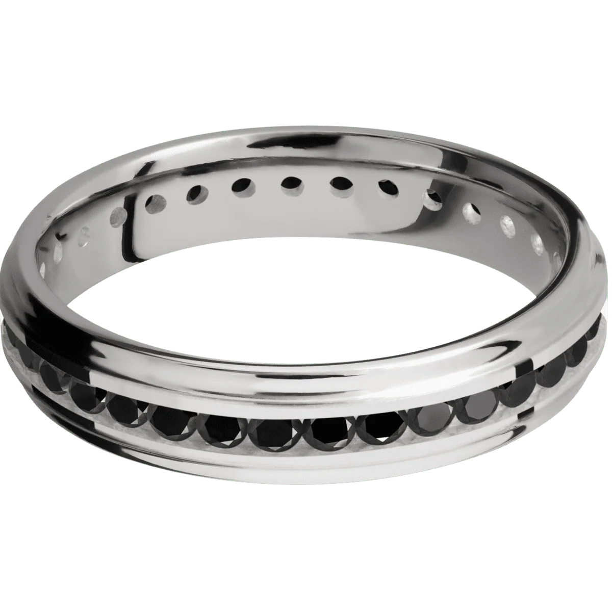 14K White Gold + Polish , Polish Finish - Image 3