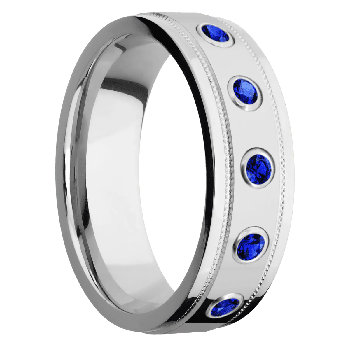 14K White Gold + Polish , Polish Finish