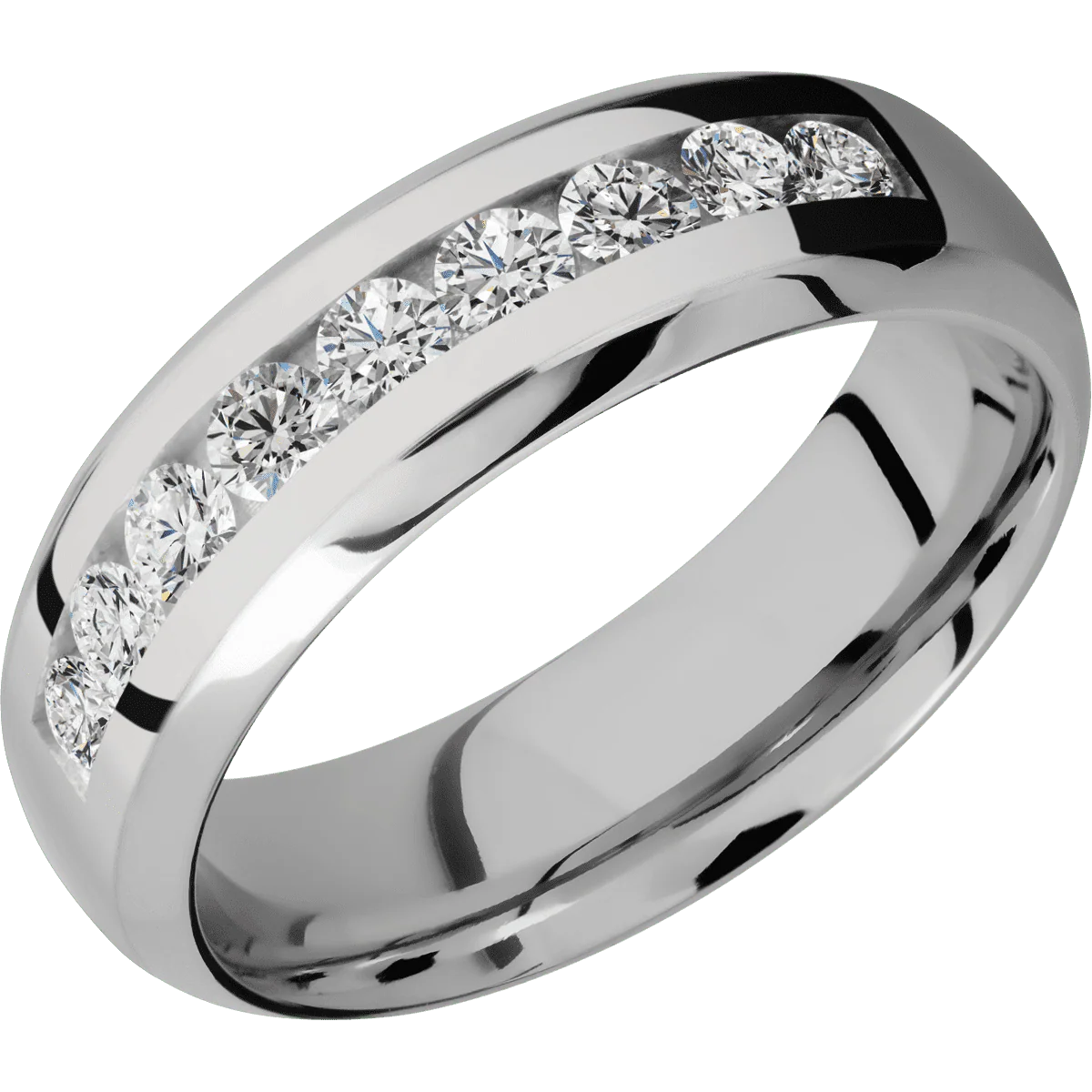 14K White Gold + Polish , Polish Finish - Image 2