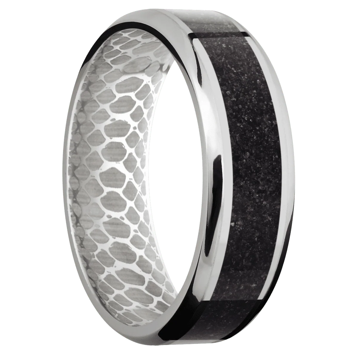14K White Gold + Polish , Polish Finish