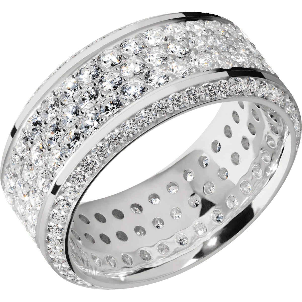 14K White Gold + Polish , Polish Finish - Image 2