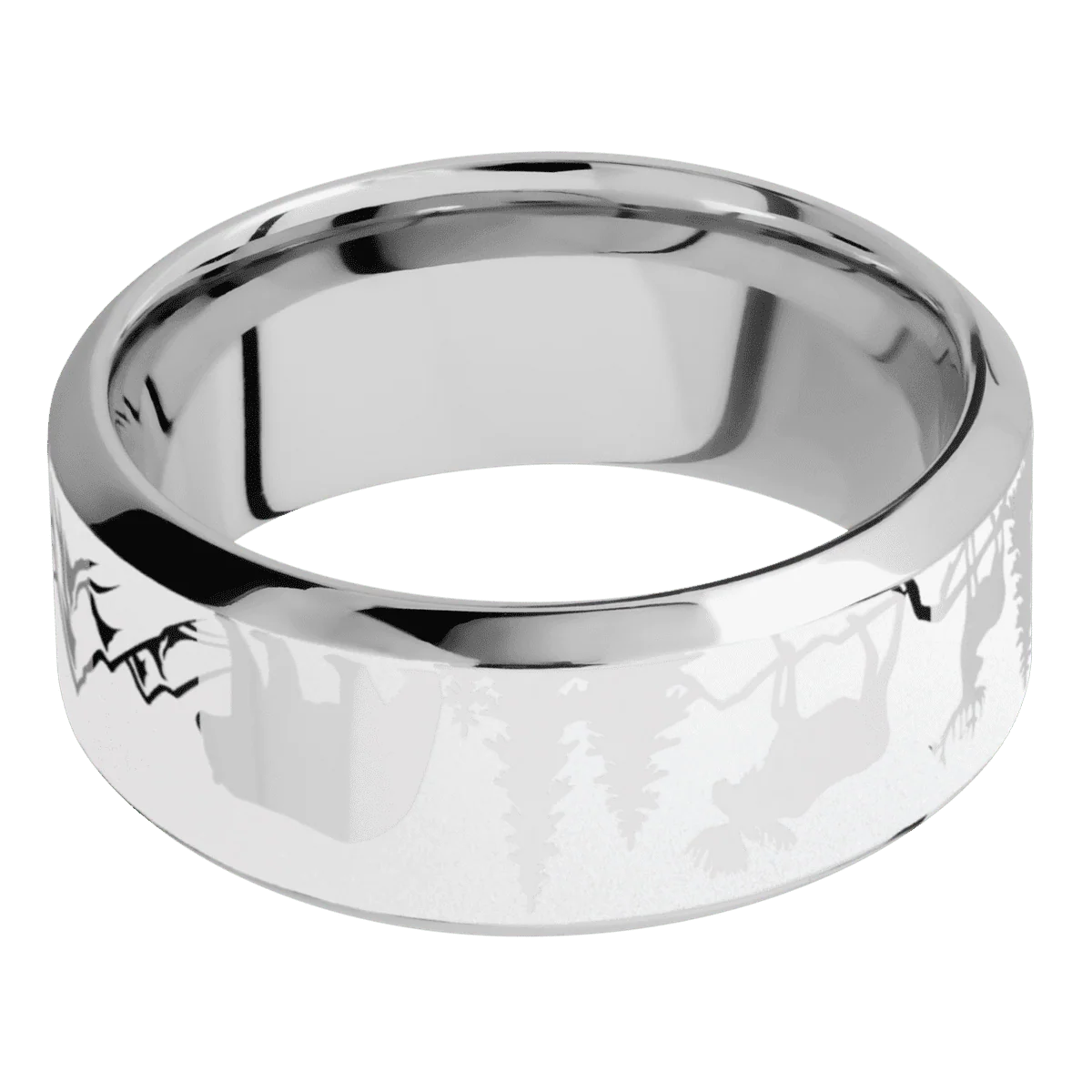 14K White Gold + Polish , Polish Finish - Image 3