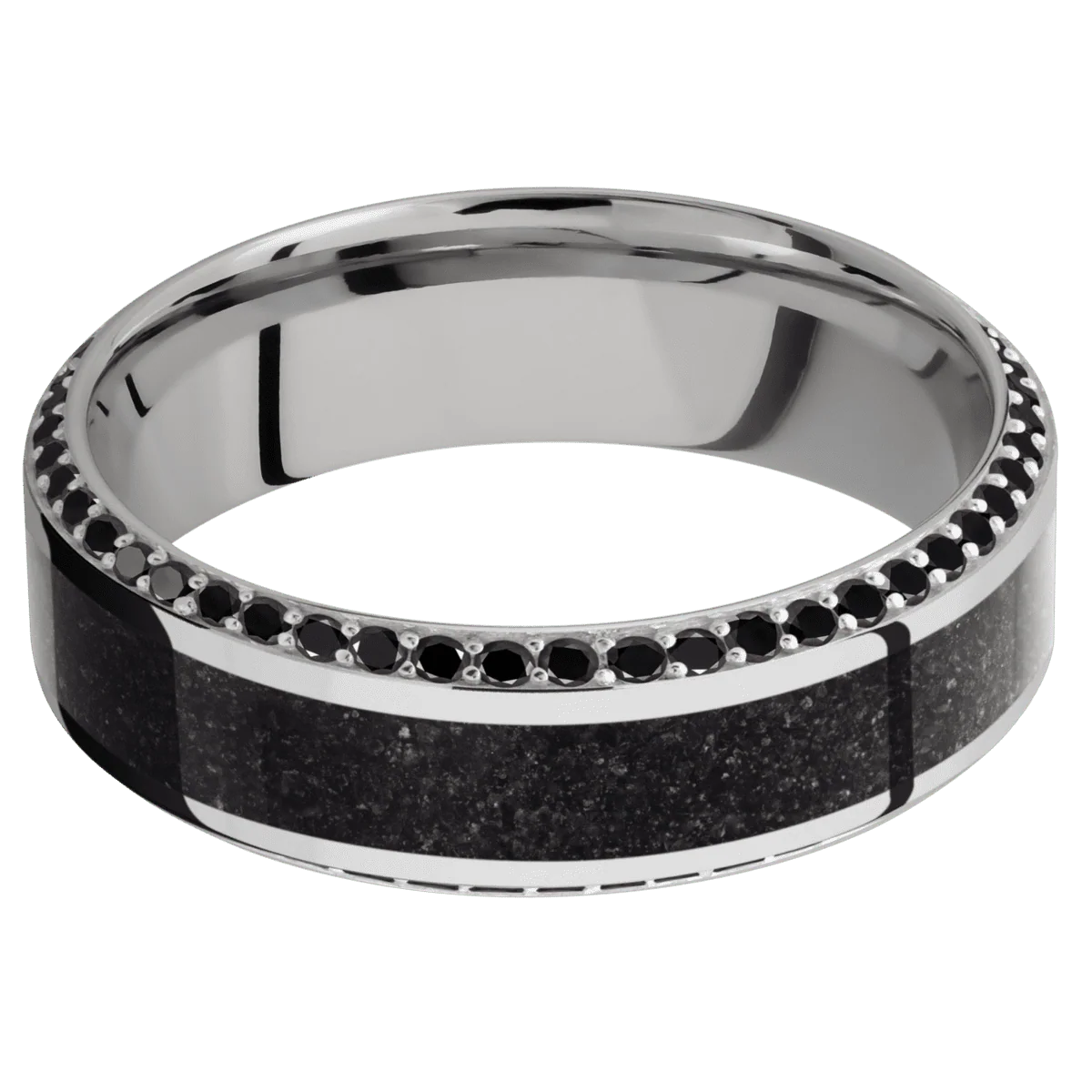 14K White Gold + Polish , Polish Finish - Image 3