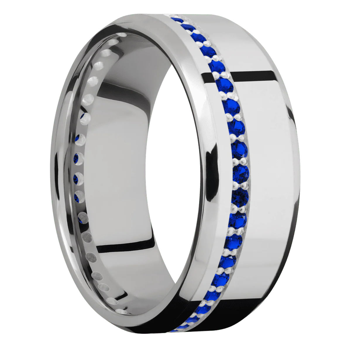 14K White Gold + Polish , Polish Finish