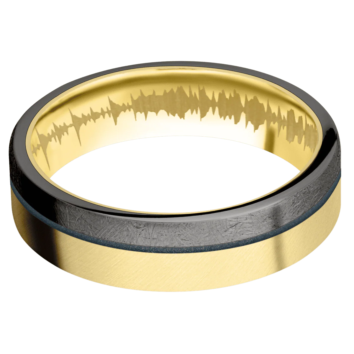 14K Yellow Gold + Anglesatin Finish - Image 3