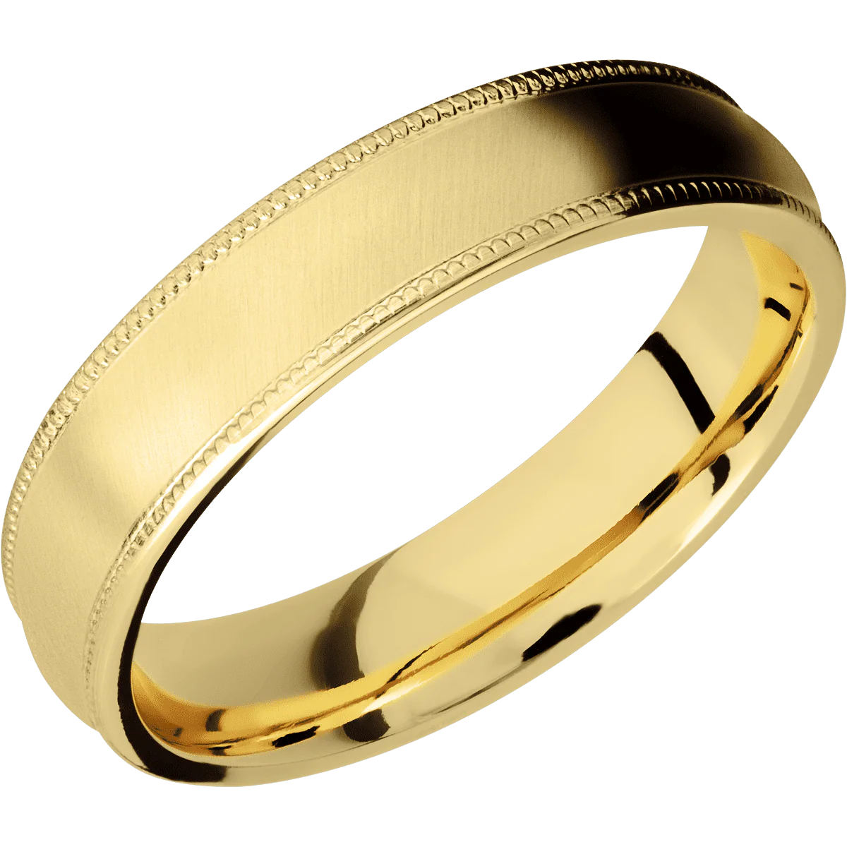 14K Yellow Gold + Anglesatin Finish - Image 2